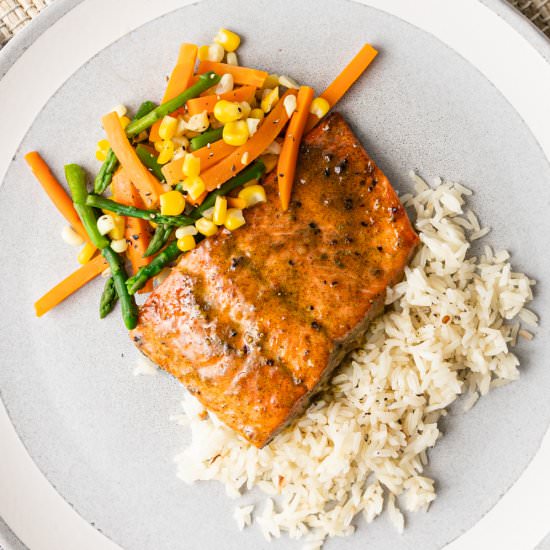 Honey Mustard Salmon Filets