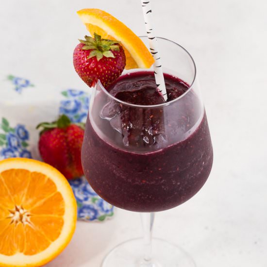 Frozen Sangria Slushie