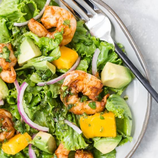 Shrimp Salad with Mango
