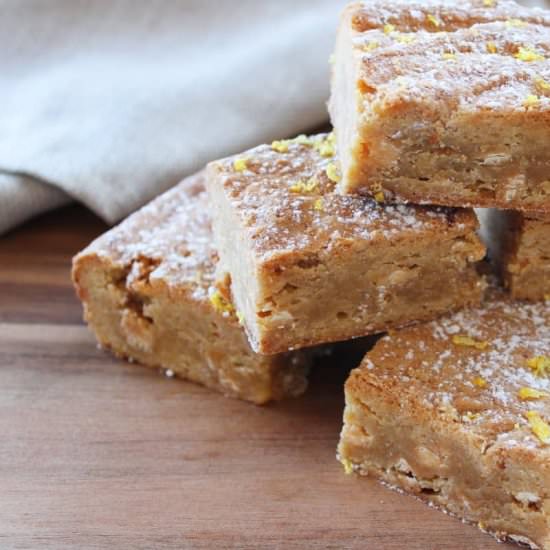 Lemon Blondies – Gluten-Free