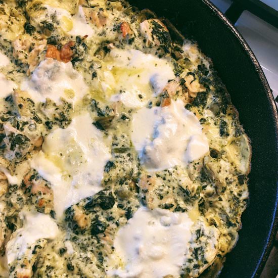 Spinach & Artichoke Chicken Skillet