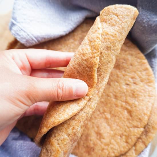 Soft & Pliable Whole Grain Wraps