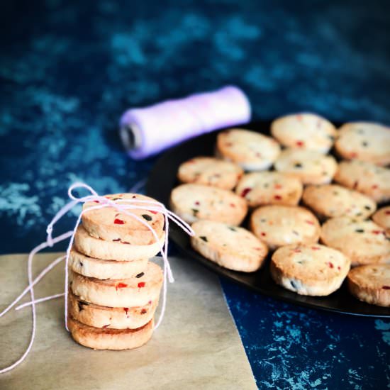Eggfree Tutti Frutti Cookies