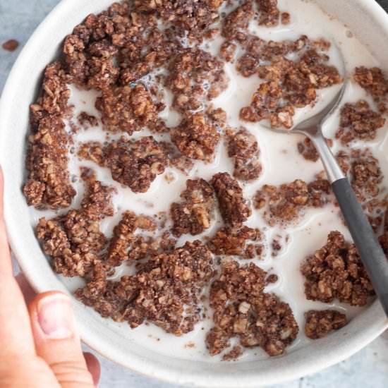 Vegan Healthy Chocolate Granola