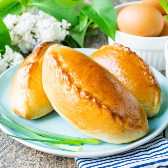Onion and Eggs Hand-Held Pies