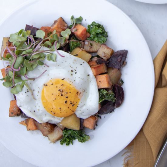 Fall Root Vegetable Hash