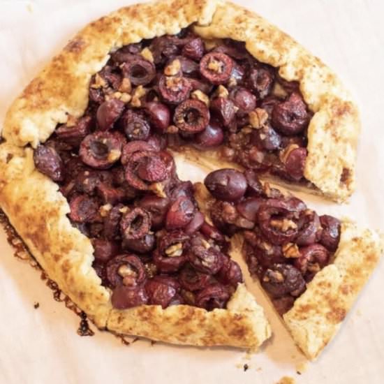 Cherry Pecan Galette