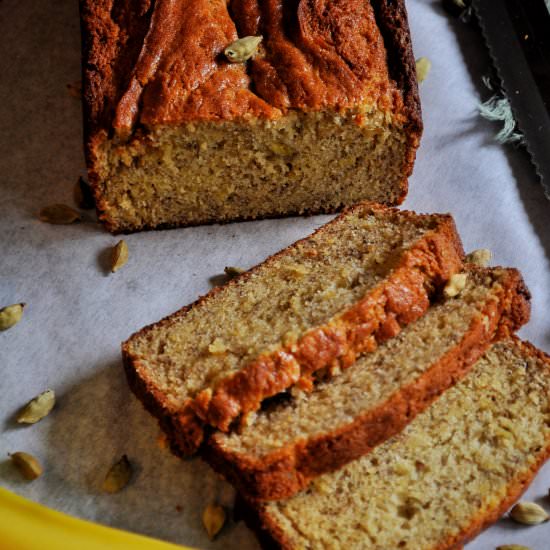 Cardamom Banana Bread