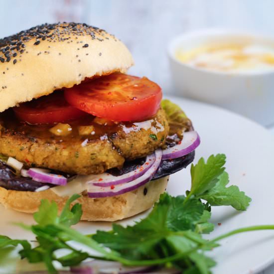 Super Tasty Chickpea Burgers