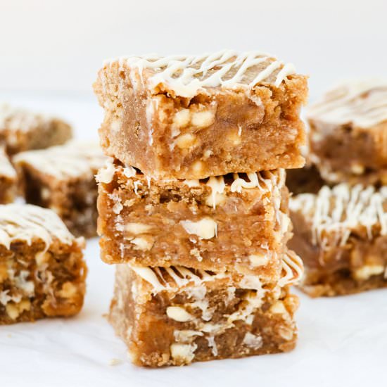 Peanut Butter Blondies (GF)