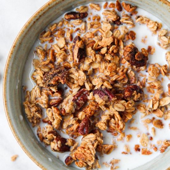 Maple and Pecan Granola