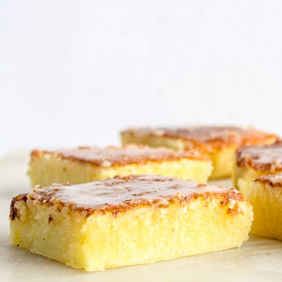 Glazed Lemon Blondies