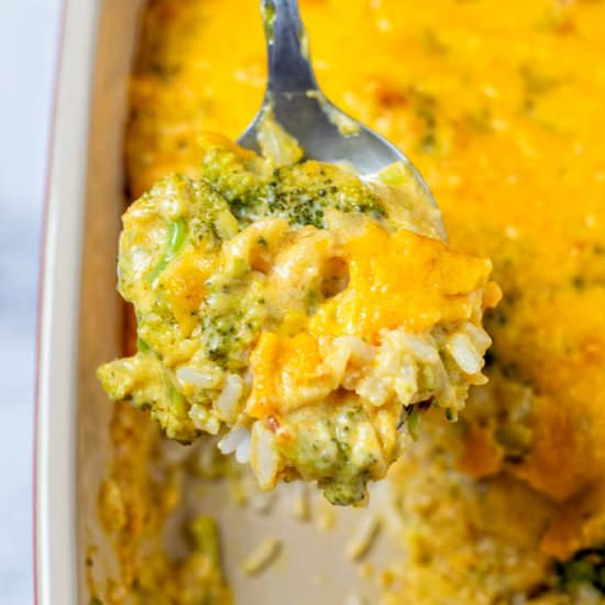 Broccoli  Rice Casserole