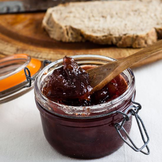 Roasted plum jam