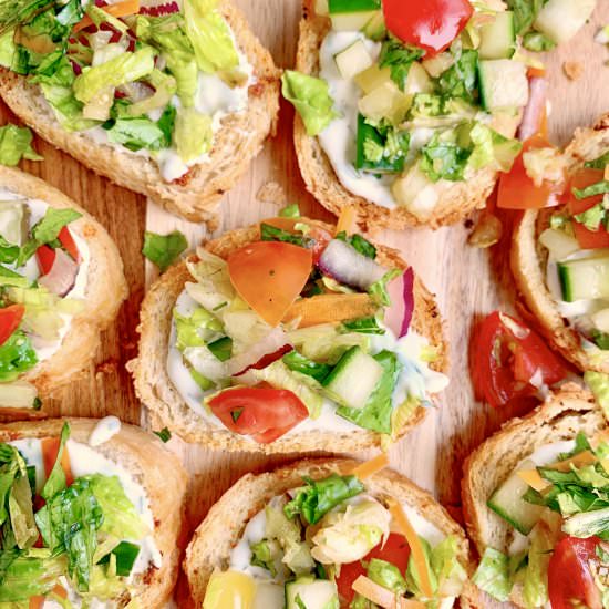 House Salad Crostini