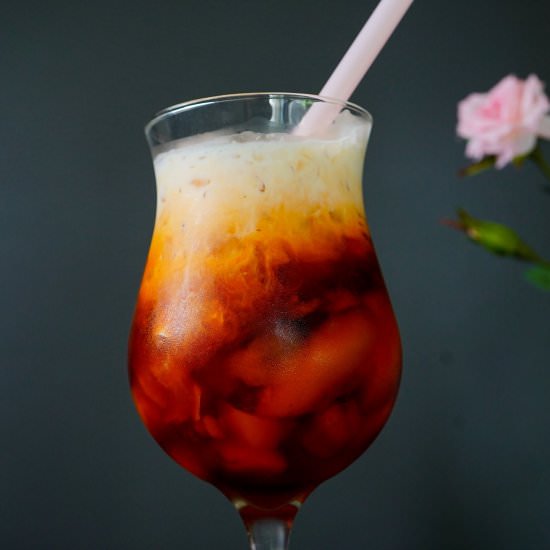 Homemade Thai iced tea
