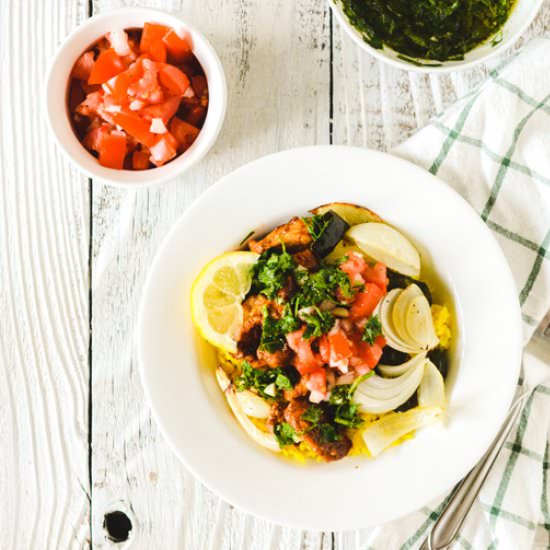 Chimi Chicken and Rice Bowls