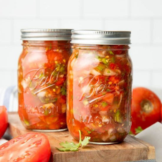 Zesty Salsa Recipe for Canning