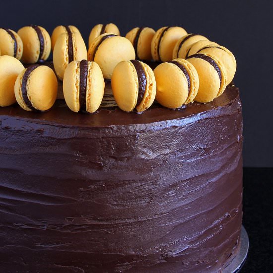 Chocolate Orange Celebration Cake