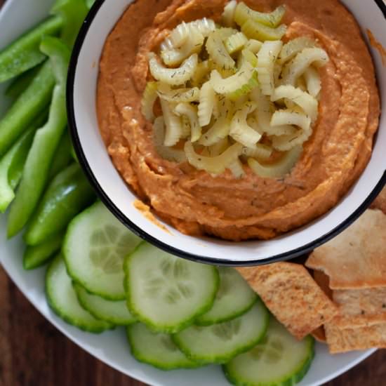 Buffalo Ranch Hummus