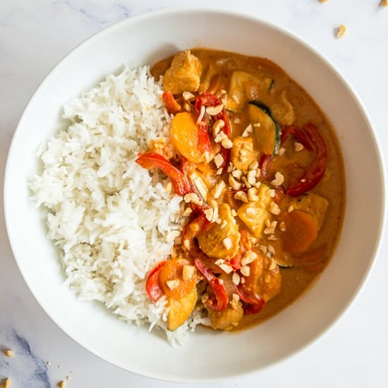 Thai Peanut Chicken Curry