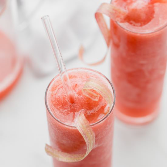 Strawberry Rhubarb Frose