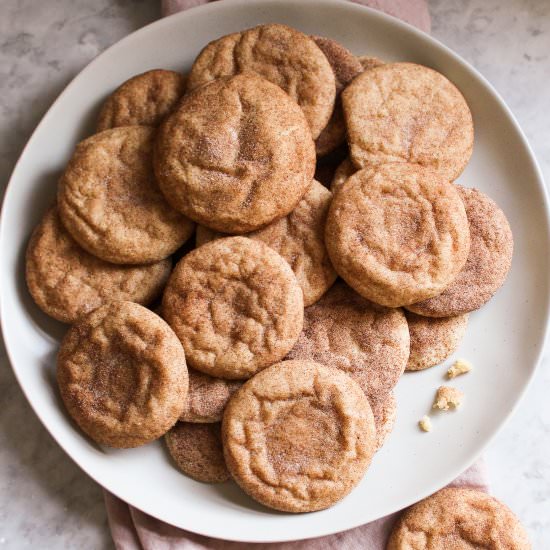 Soft Chewy Snickerdoodles