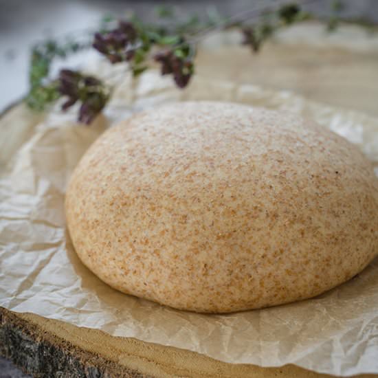 Easy Whole Wheat Pizza Dough