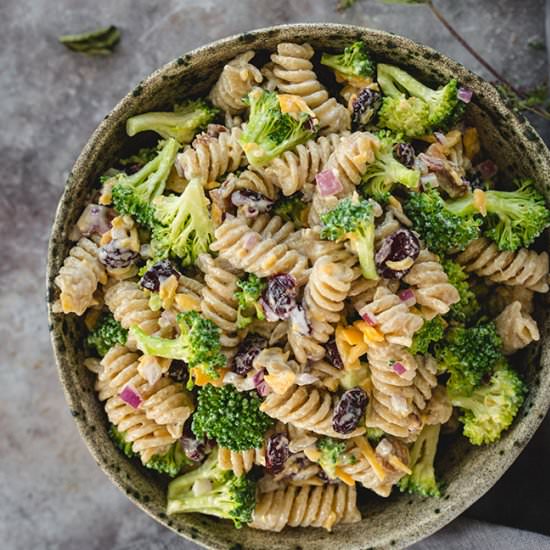 Broccoli Cheddar Pasta Salad