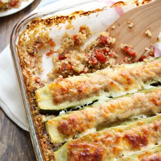 Stuffed Zucchini Boats Casserole