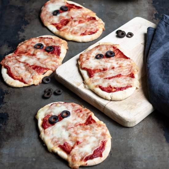 Halloween Mummy Pizza