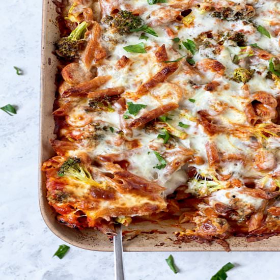 Easy No-Boil Pasta Bake