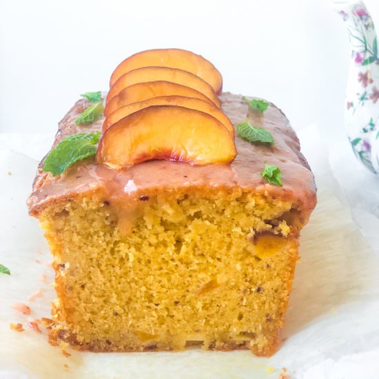 Peach Lime Pound Cake