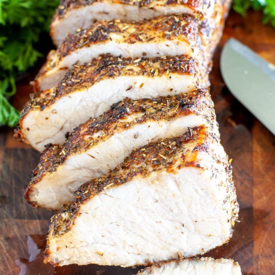 Air Fryer Pork Loin