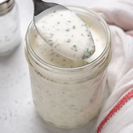 HOMEMADE RANCH DRESSING