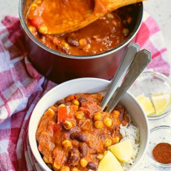 Vegetarian Pumpkin Chili Recipe