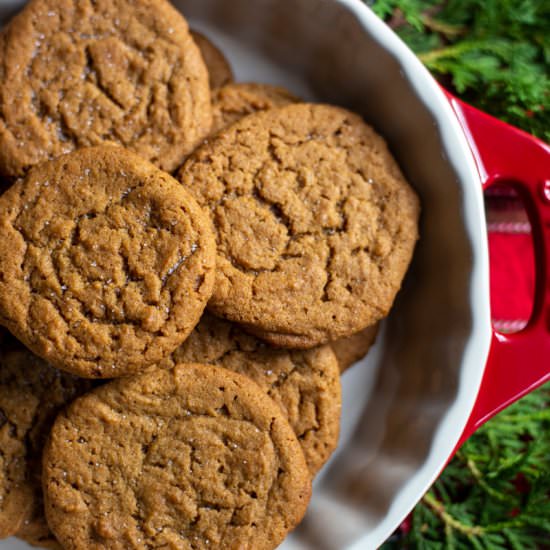 Old-Fashioned Gingersnap Cookies