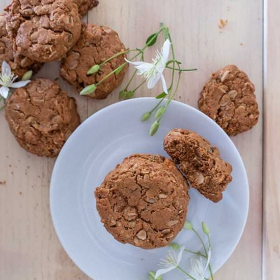 GF Peanut Butter Oatmeal Cookies