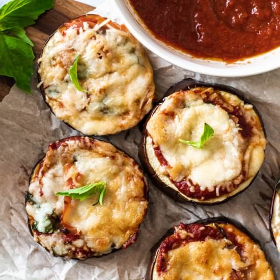 Low Carb Eggplant Pizza