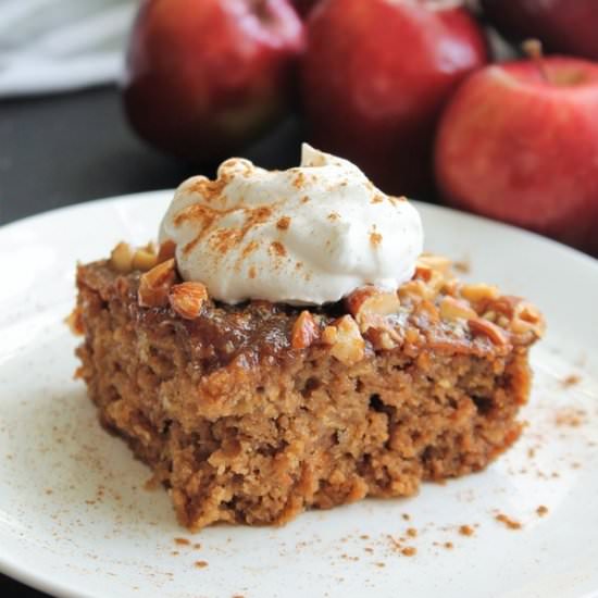 Oatmeal Honey Apple Cake