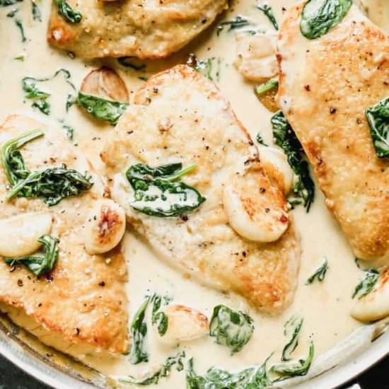 Creamy Garlic Chicken!