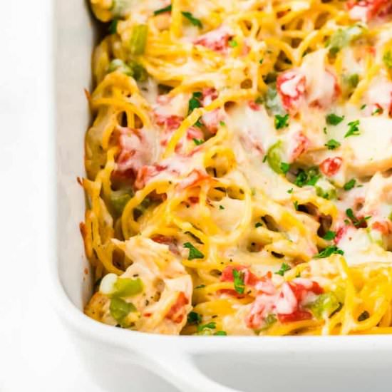 Creamy Chicken Spaghetti!