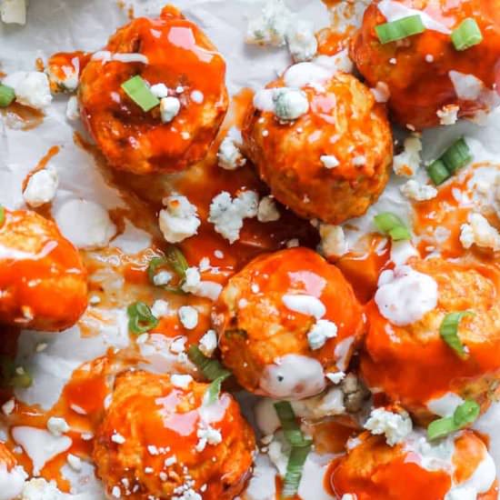 Buffalo Chicken Meatballs!