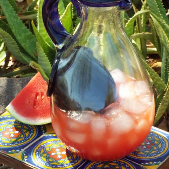 Watermelon Lemon Agua Fresca