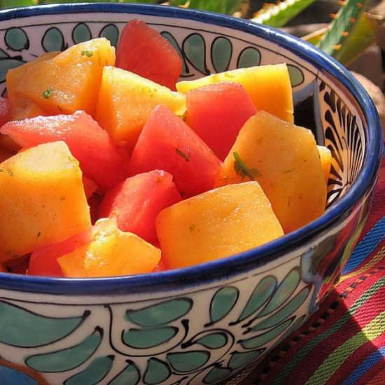 Chile Lime Melon Salad