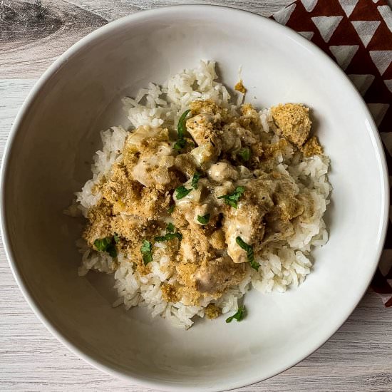 Shaker Chicken Pudding