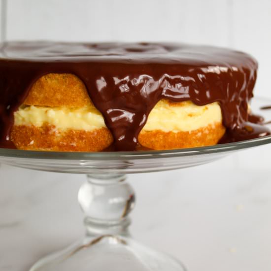 Boston Cream Pie from Scratch