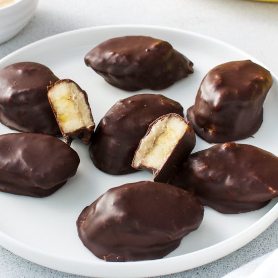 Chocolate Peanut Butter Banana Bite