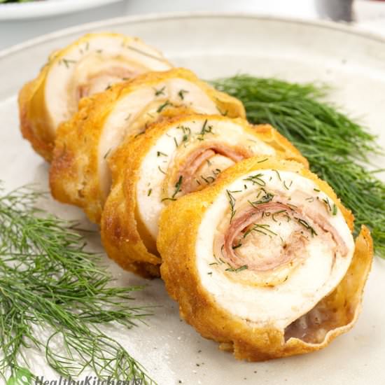 Healthy Chicken Cordon Bleu Recipe