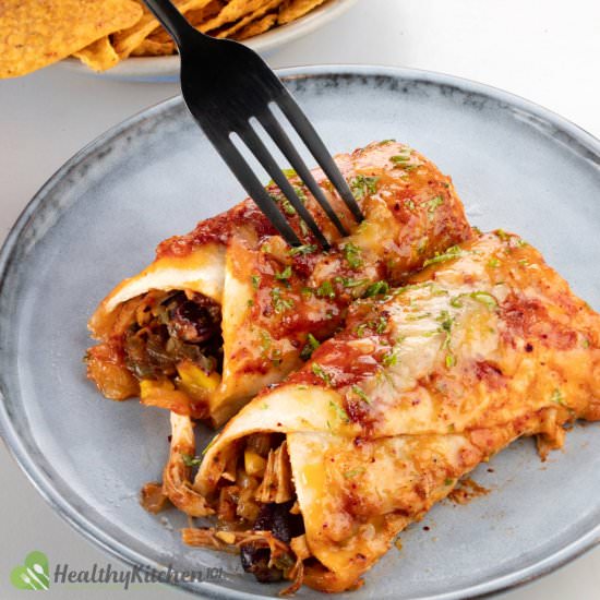 Healthy Chicken Enchiladas
